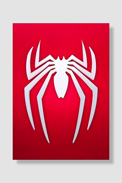 postick Spiderman | Örümcek Adam (ps4) Oyun Posteri Kalın Parlak Kuşe Kağıdı