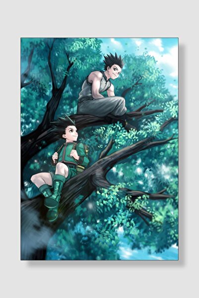 postick Hunter X Hunter Anime Posteri Kalın Parlak Kuşe Kağıdı