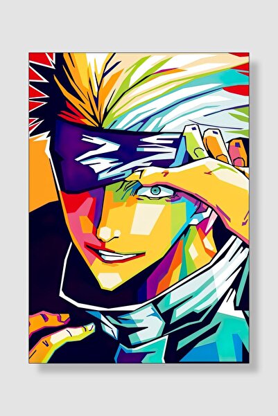 postick Jujutsu Kaisen Anime Posteri Kalın Parlak Kuşe Kağıdı