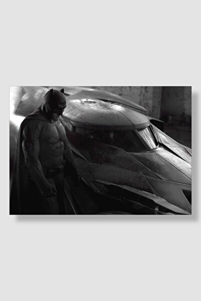 postick Dc The Batman Film Posteri Yüksek Kaliteli Kalın Parlak Kuşe Kağıdı