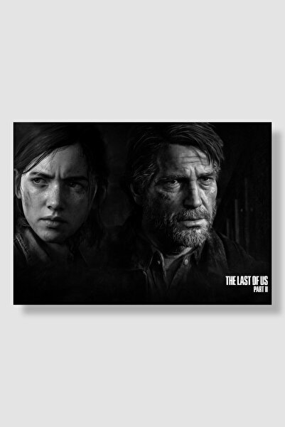 postick The Last Of Us Oyun Posteri Kalın Parlak Kuşe Kağıdı