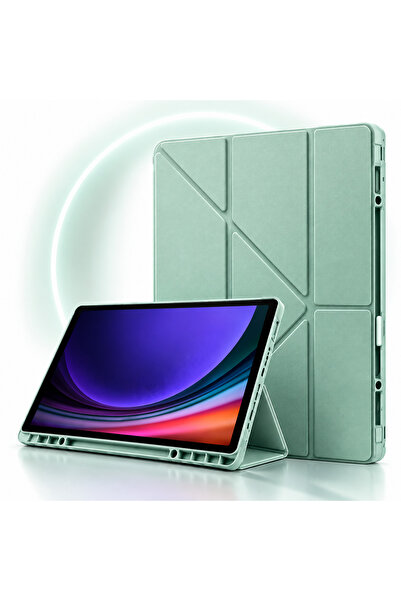 halkhouse Samsung Galaxy Tab A11 Uyumlu Kalemlikli Standlı Manyetik Kapaklı D...