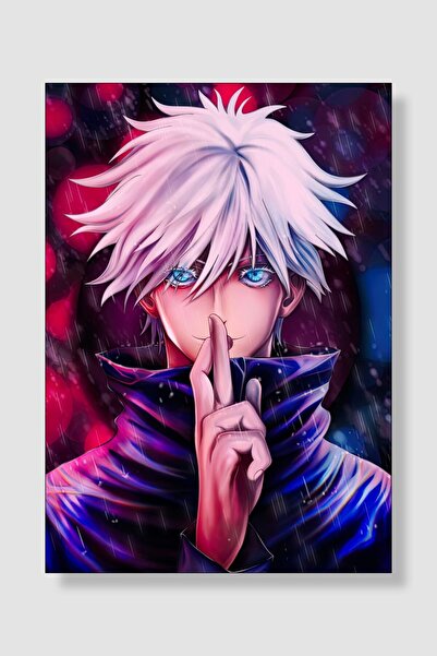 postick Jujutsu Kaisen Anime Posteri Kalın Parlak Kuşe Kağıdı
