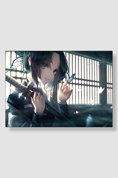 postick Demon Slayer Anime Posteri Kalın Parlak Kuşe Kağıdı