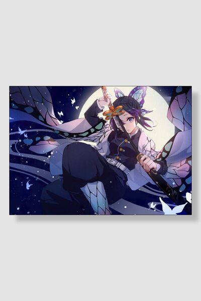 postick Demon Slayer Anime Posteri Kalın Parlak Kuşe Kağıdı