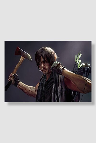 postick The Walking Dead Dizi Posteri Yüksek Kaliteli Kalın Parlak Kuşe Kağıdı