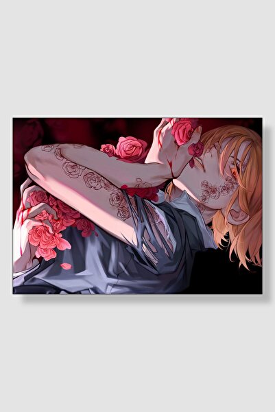 postick Jujutsu Kaisen Anime Posteri Kalın Parlak Kuşe Kağıdı