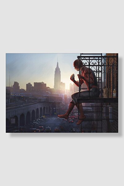 postick Marvel Spiderman | Örümcek Adam Film Posteri Yüksek Kaliteli Kalın Pa...