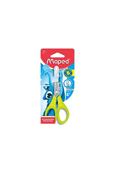 Maped Ψαλίδι Essentials Pulse 13 εκ. για αριστερόχειρες χρήστες, πράσινο blister