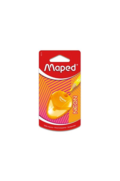 Maped Ακονιστήρι I-gloo Neon απλό με πορτοκαλί δοχείο σε blister