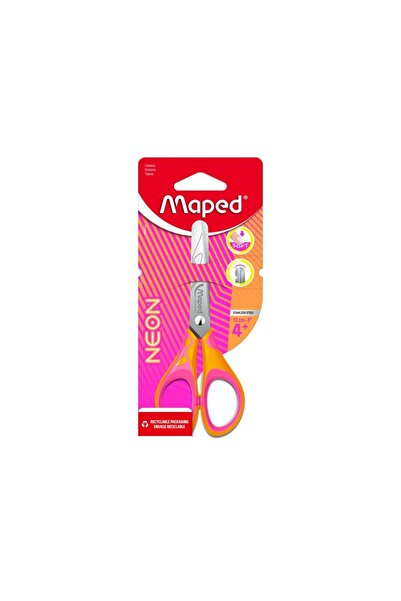 Maped Ψαλίδια Essentials Νέον 13 εκ. μπλίστερ ροζ/πορτοκαλί