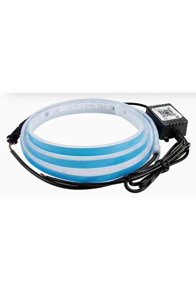 Mihai Banda decorativa LED Q D304 RGB pentru masina lungime 1,8m 12V cu aplic...