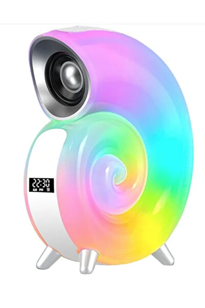BASHAR Boxă portabilă cu lumini în formă de MELC, ceas Bluetooth KP 556