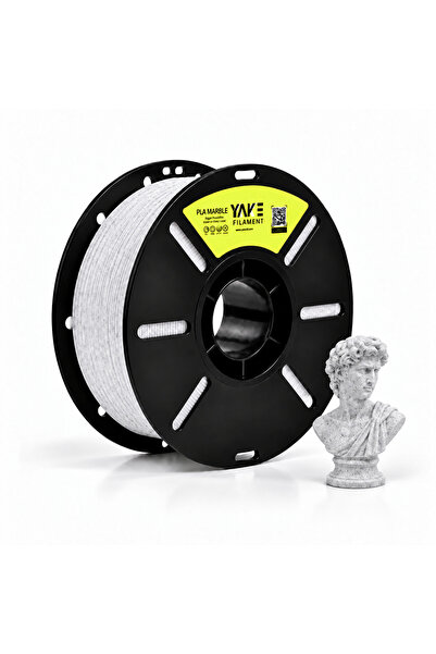 Beyaz Mermer PLA+ Premium Filament