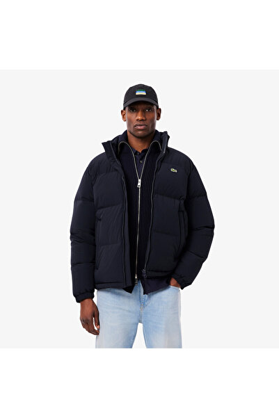 Lacoste Water-Repellent Hooded Down Jacket