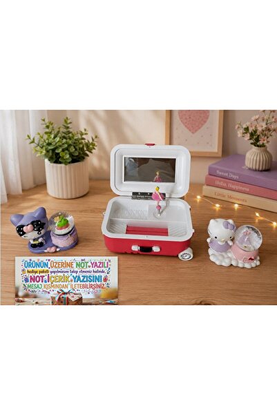 Online Çocuk Odası İçin Kromi ve Hello Kitty Mini Kar Küreli Müzikli Mücevher...