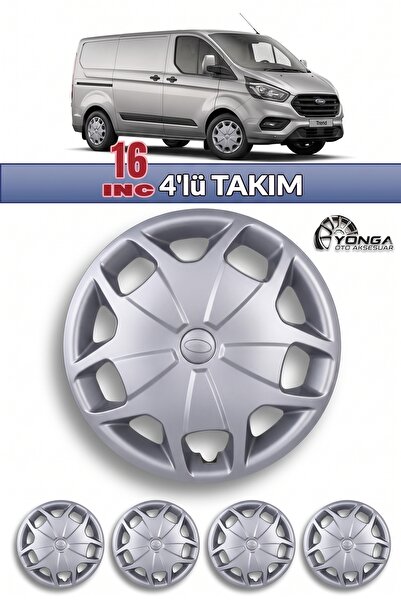 YONGA OTO AKSESUAR FORD TRANSİT CUSTOM 16 İnç Kırılmaz Jant Kapağı 4 Adet Güm...