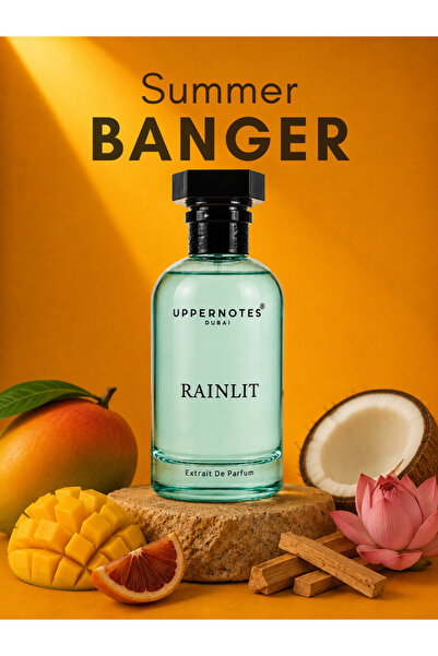 Uppernotes Rainlit EDP Unisex Perfume 100ml | Mango Blood Orange Raspberry Co...