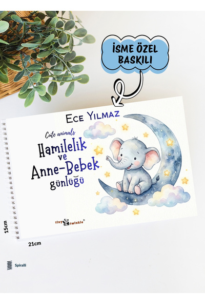 Lodos İSME ÖZEL Hamilelikten Bebeğin İlk Yaşına Tüm Anılarınız Tek Defterde (...