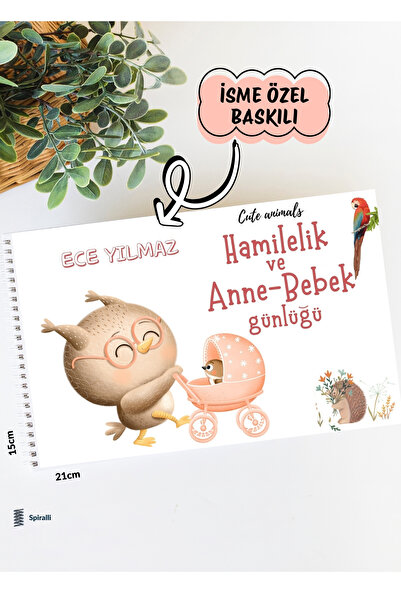 Lodos İSME ÖZEL Hamilelikten Bebeğin İlk Yaşına Tüm Anılarınız Tek Defterde (...