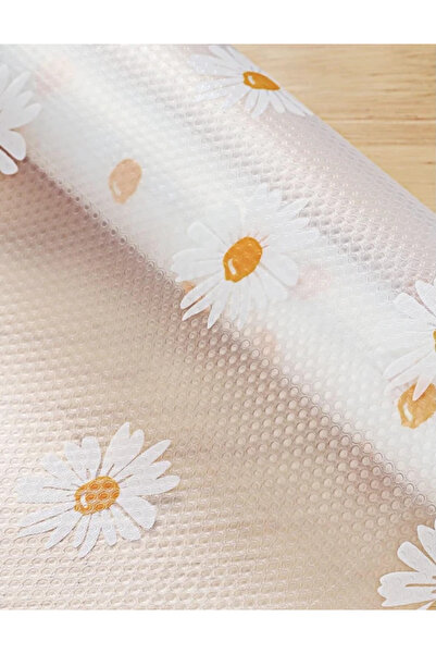 OEM Folie de protectie pentru rafturi 45 x 300cm cu floricele albe