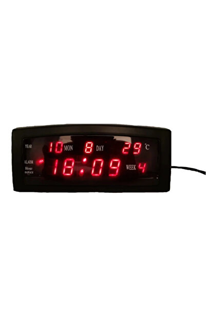 BASHAR Ceas digital de masa 909 A LED cu alarma si termometru