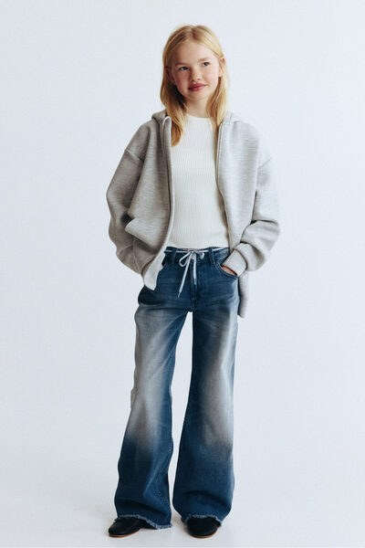H&M Baggy Fit Bootcut Leg Jeans