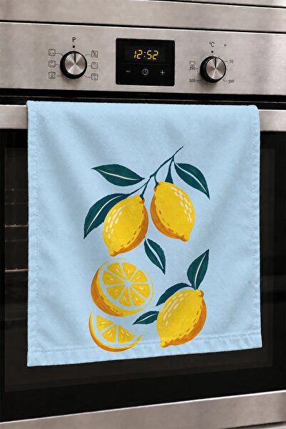 Valerine Life Hand Drying Towel 30X50Cm Cotton Absorbent Mediterranean Lemons...