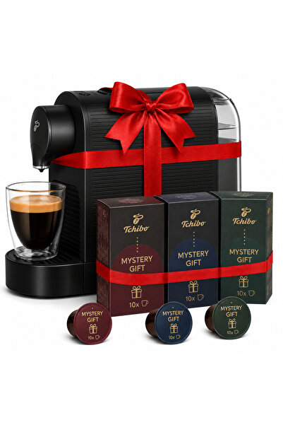 Tchibo Cafissimo + 30 Capsule Mystery CADOU – Experiență premium de cafea