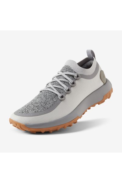 Allbirds Men's Trail Runners SWT - Medium Grey (Rugged Khaki Sole)-8-Medium G...