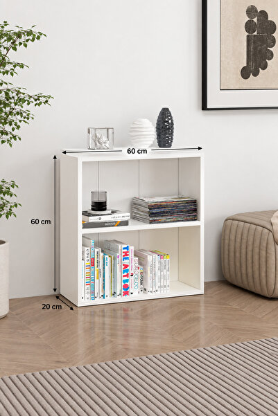 homeizi Adel 1 Raflı Kitaplık - Beyaz