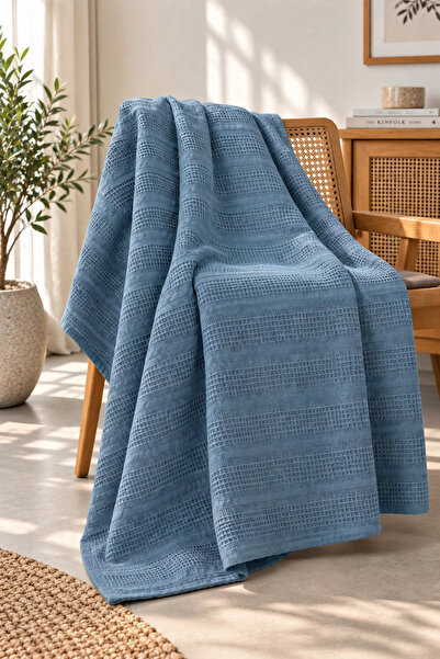 evdehome %100 Pamuk Softy Tek Kişilik Pike | 160x230 cm