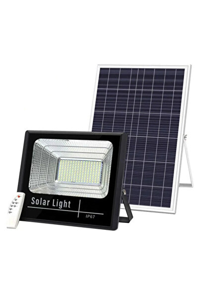 MİKİ Kit Proiector Led cu panou solar 200W si telecomanda 571 LED