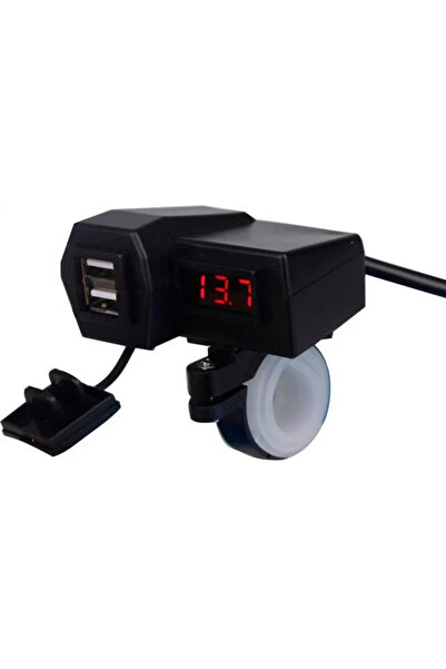 Mihai Incarcator USB pentru motocicleta 4in1 CD3311 afisaj LED