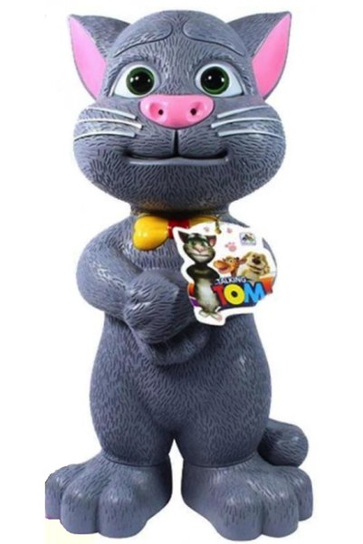 OEM Jucărie Talking Tom cu papion GRI Mare