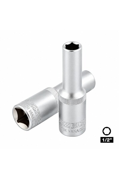 İzeltaş Izeltas 1/2 Six Corner Deep Socket 15 mm
