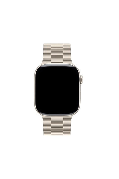 Dexmon Apple Watch 12-11-10 42mm 6 7 8 9 10 Se Uyumlu 38-40-41mm Uyumlu 3' Lü Silikon + Metal Kordon Set