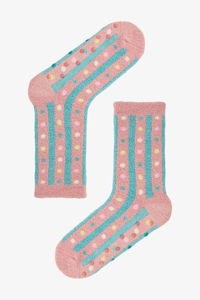 Penti Меки домашни пантофки Lila Polka Dot