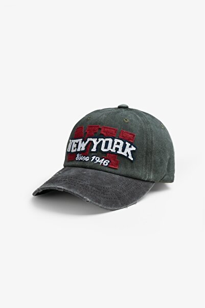 Super Rare Καπέλο Acid Wash Πράσινο Νέα Υόρκη NY