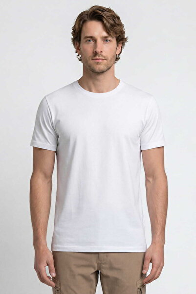 İŞMONT Tricou din lycra cu guler rotund