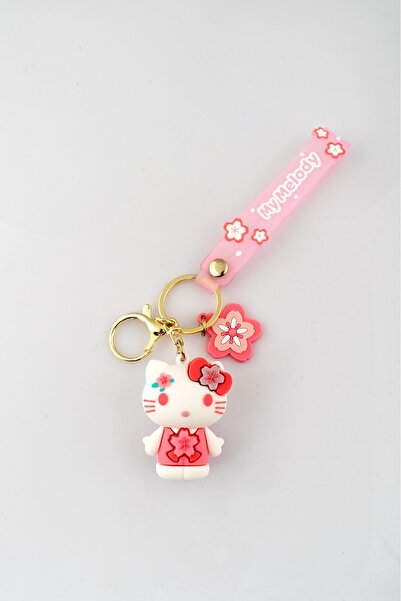 Super Rare Hello Kitty Silicone Keychain - Ft2428By