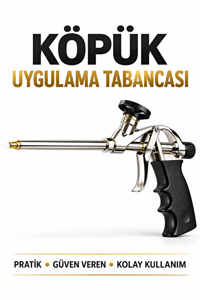 RUFTPRO Köpük Tabancası Tüm Tüplerle Uyumlu Profesyonel Uygulama