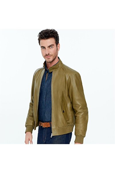 Desa Akando Haki Erkek Bomber Deri Ceket
