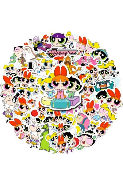 Choice3 0059-50Pcs Genuine 50PCS The Powerpuff Girls Stickers Decals Decorati...