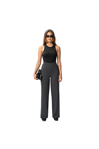 Soft Style Yumuşak Dokulu Ultra Esnek Kırışmaya Dayanıklı Yüksek Bel Likralı ...