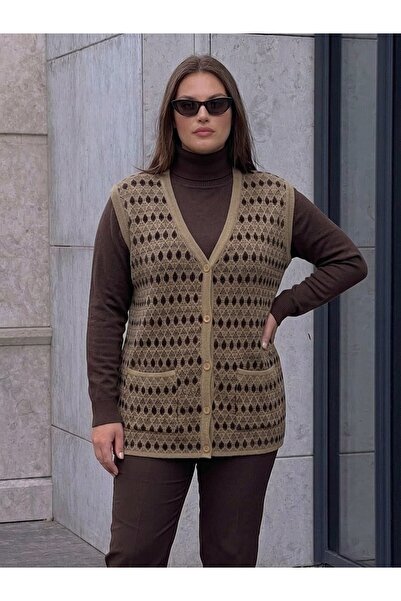 onno style women سترة تريكو كلاسيكية منسوجة من الفولاذ بنمط مميز