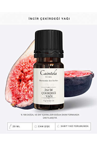 caintela İncir Çekirdeği Yağı 20 ML % 100 Doğal Saf