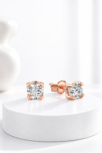 jelux silver Gümüş 925 Ayar Zirkon 5 Mm Özel Tasarım Tek Taş Pırlanta Montür ...