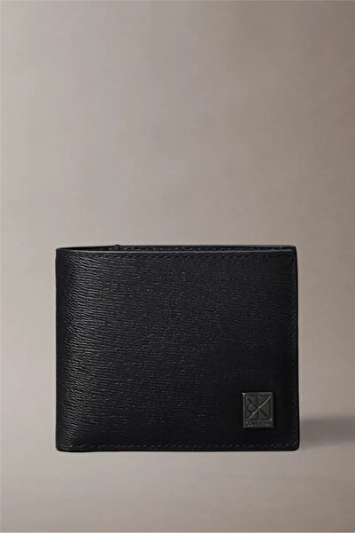 Calvin Klein Emblem Hw Billfold Erkek Cüzdan Siyah