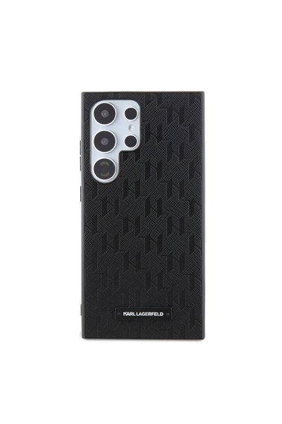 Karl Lagerfeld Galaxy S24 Ultra Kılıf Orjinal Lisanslı Saffiano Monogram Meta...